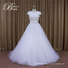 Cap Sleeve Wedding Dress with Straps